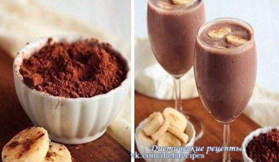 Рецепт кофейно-бананового смузи