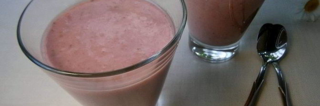 Кокосовый смузи с овсяными хлопьями