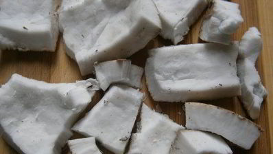 кокосовый смузи с овсяными хлопьями