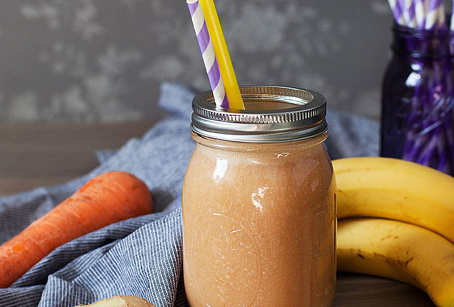 Морковно-имбирный смузи