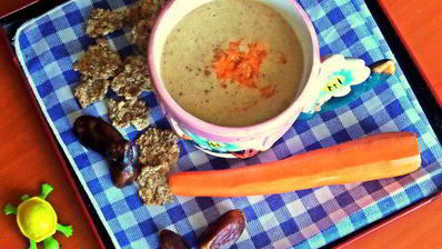 морковно-ореховый смузи