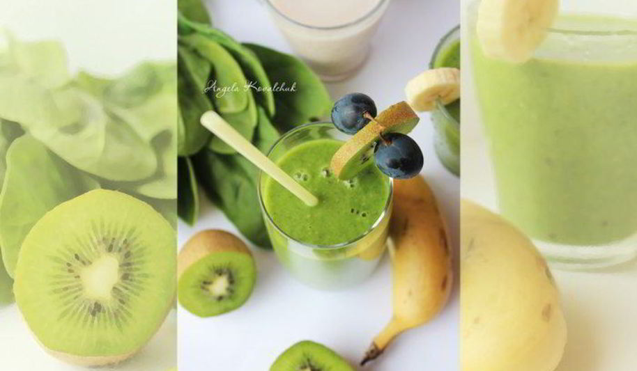 Рецепт напитка зеленого смузи