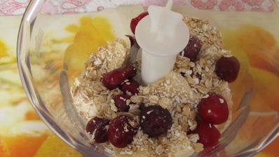 смузи бананово-вишневый