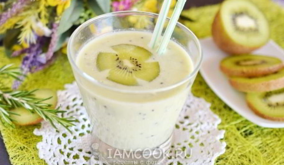 Рецепт смузей из кефира и киви