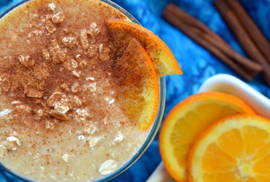 Смузи с апельсином и бананом