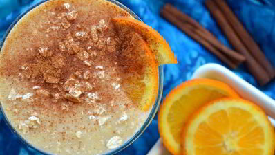 смузи с апельсином и бананом