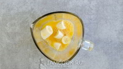 смузи с бананом и апельсином