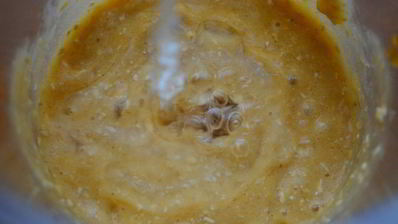 смузи с бананом и хурмой