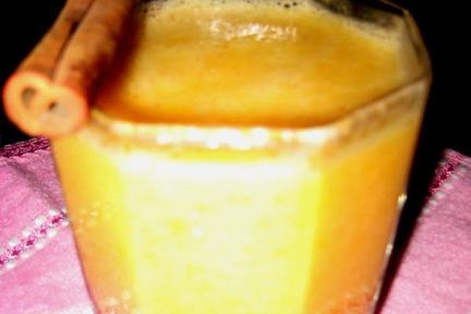 Смузи с бананом и мандарином