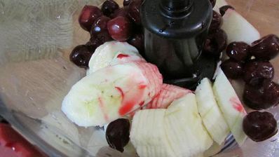 ягодно-фруктовый смузи на овсяном молоке