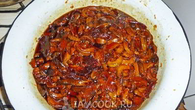 яблочные дольки в грушевом сиропе