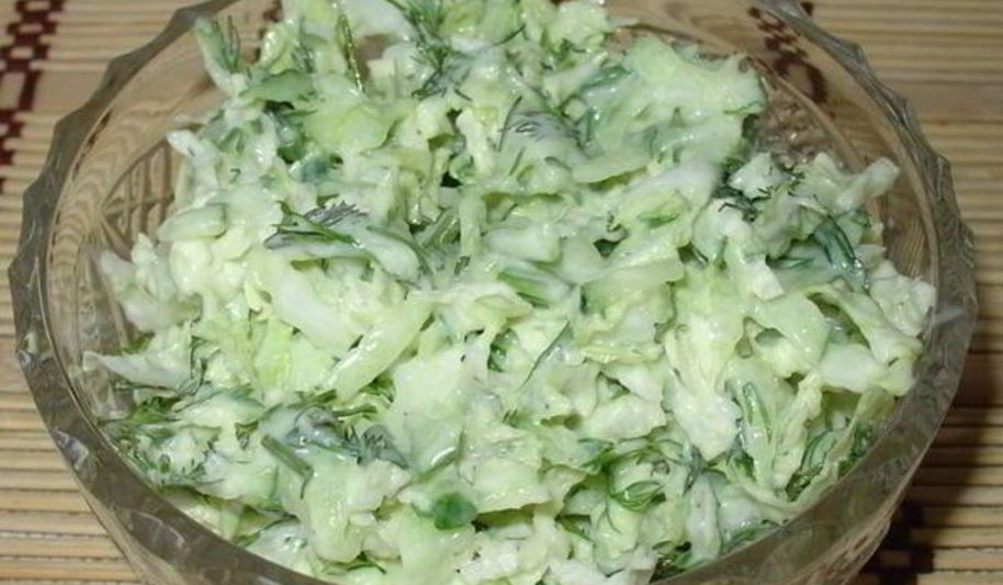 Рецепт капустного салата с сыром фета