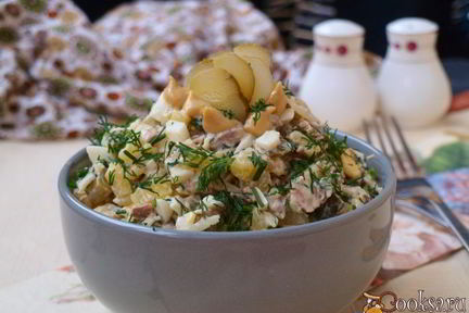 Картофельный салат с говядиной