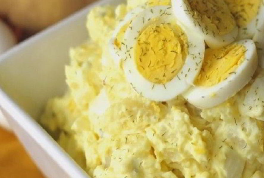 Картофельный салат с заправкой