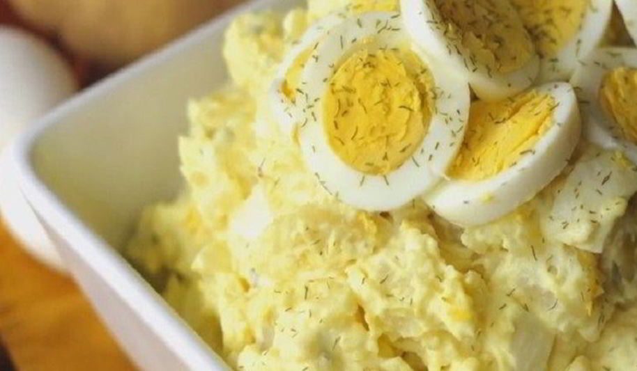 Рецепт картофельного салата с заправкой