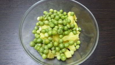 салат из картофеля и огурцов