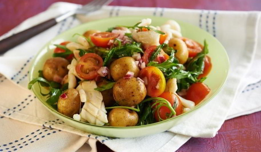 Рецепт салата из молодого картофеля