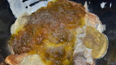 салат картофельный с релиш-соусом