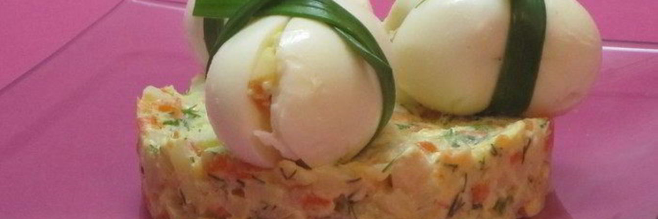 Салат картофельный с сельдью