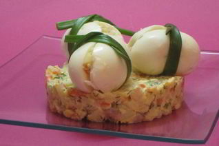 Салат картофельный с сельдью