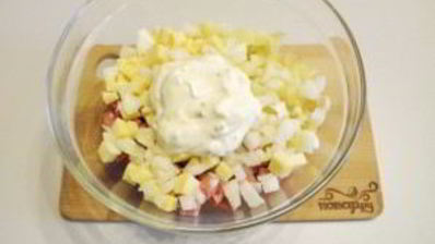 салат с картошкой и сыром