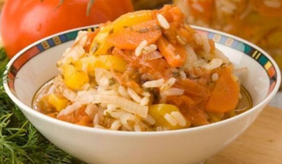 Рецепт салата из кабачков с рисом на зиму