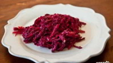 салат из отварной свеклы