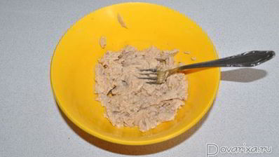 салат из печени трески классический