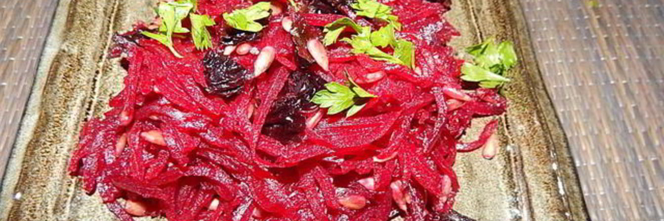 Салат из свеклы с черносливом