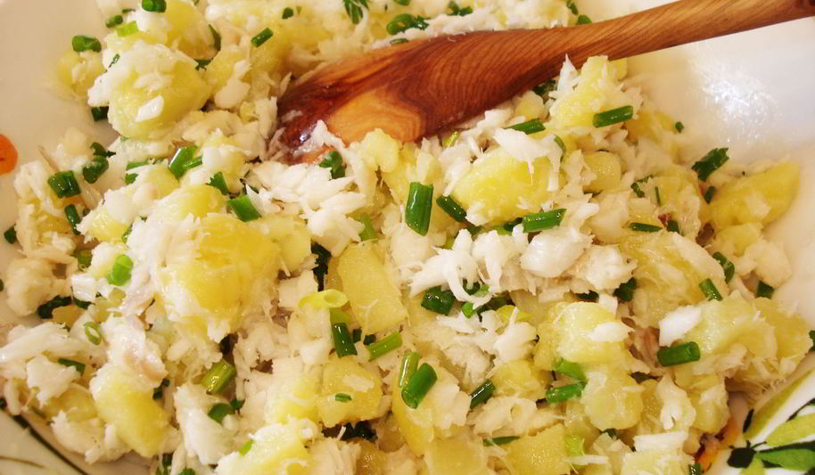 Рецепт салата из вареной рыбы