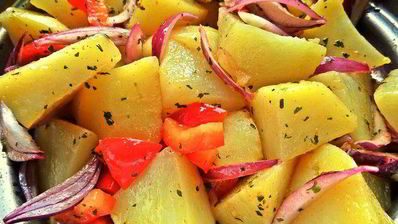 салат картофельно-рыбный