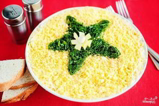 Салат Мимоза с картошкой