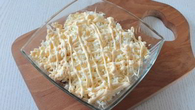 салат мимоза с сайрой