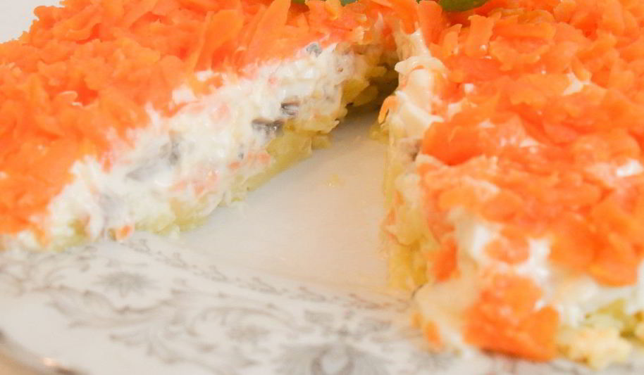 Рецепт салата мимозы