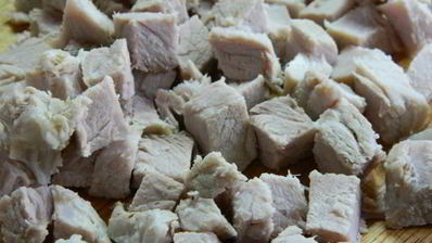 салат мясной с фасолью