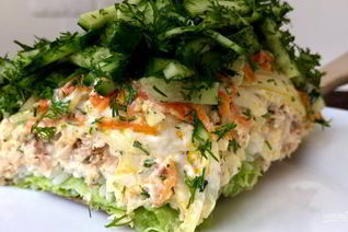 Салат Норвежский роман