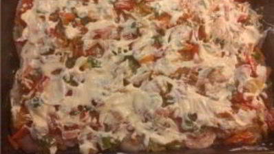 индейка под шубой в духовке