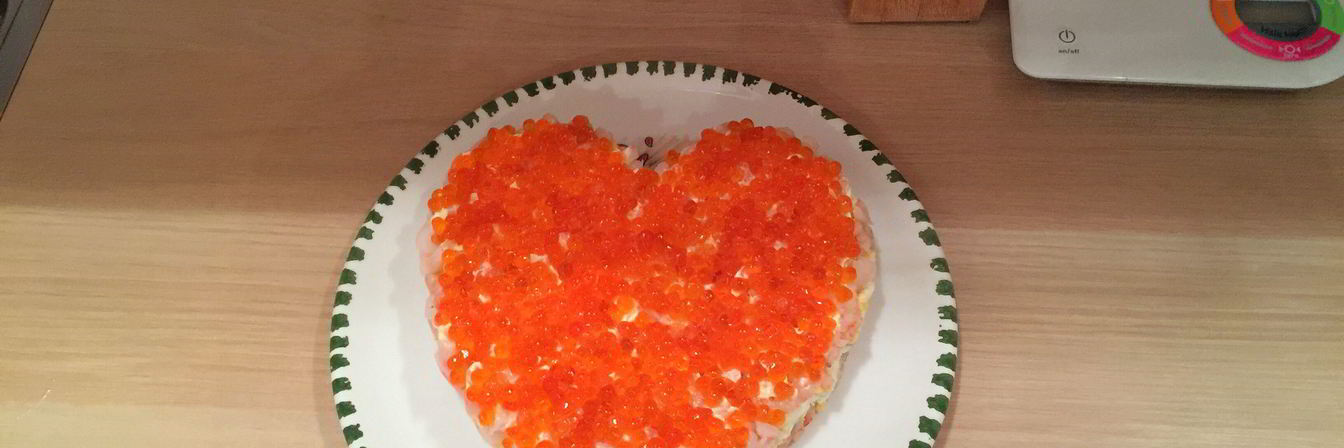 Креветки под шубой