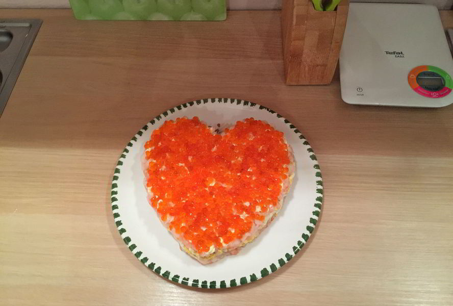 Креветки под шубой