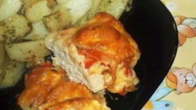 куриная грудка под шубой в духовке