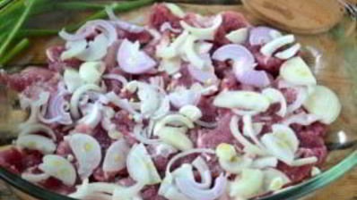 мясо под шубой