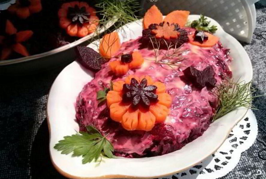 Новогодняя сельдь под шубой