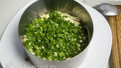 салат грибы под шубой