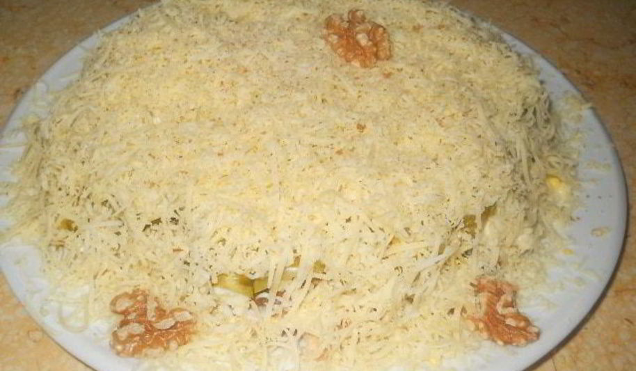 Рецепт салата курочка под шубой