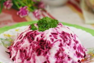 Салат Рыба под шубой