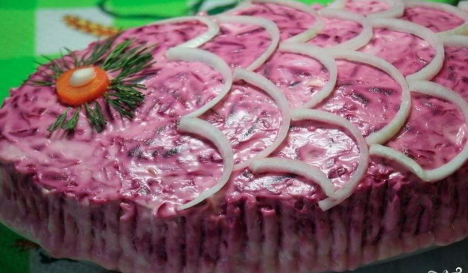 Рецепт селедки под шубой без картошки