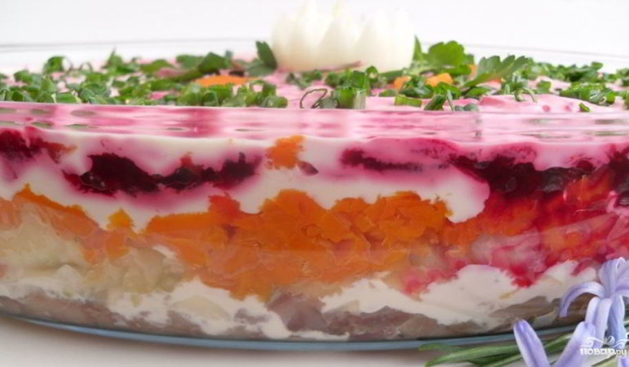 Рецепт селедки под шубой без лука