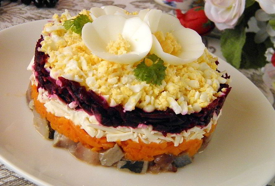 Селедка под шубой по-новому