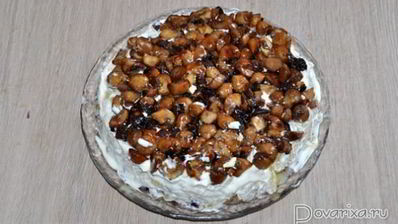 селедка под шубой с грибами