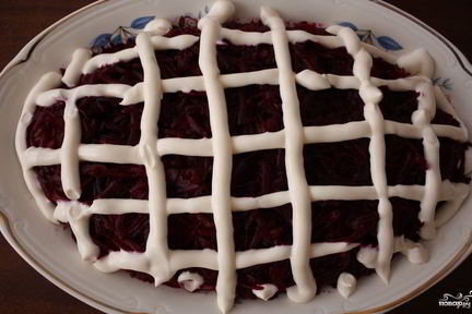 Селедка под шубой с морковью